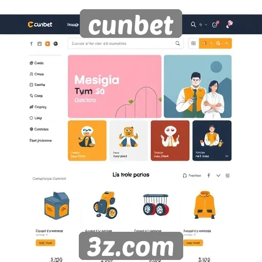 Interface e usabilidade do site cunbet
